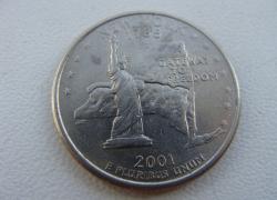 25 центов США Нью Йорк